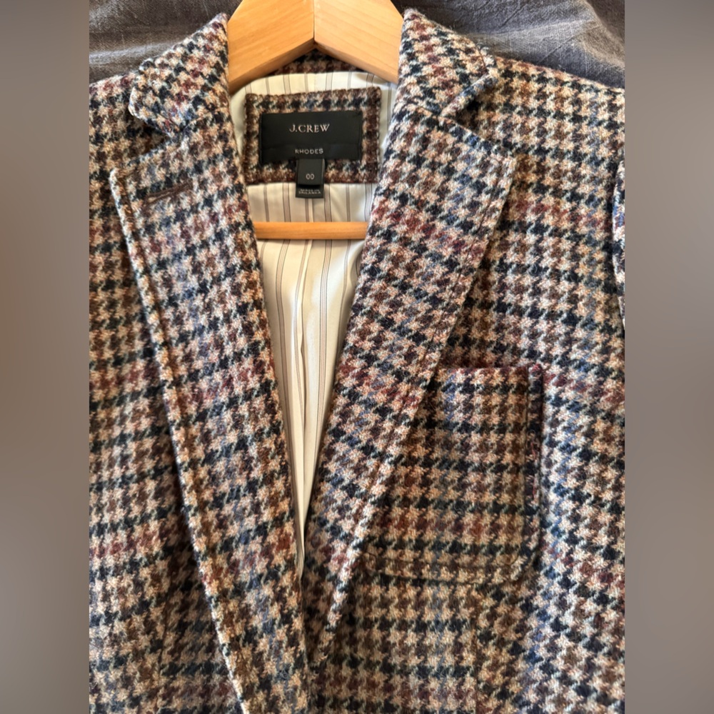 J. Crew Houndstooth Blazer - Picture 3 of 7